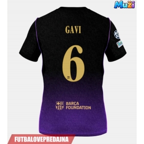Lacne Muži Futbalové dres Barcelona Paez Gavi #6 2026-27 Krátky Rukáv - Preč